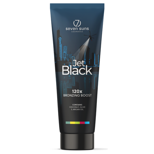 Įdegio kremas su stipriu bronzantu 7suns Jet Black