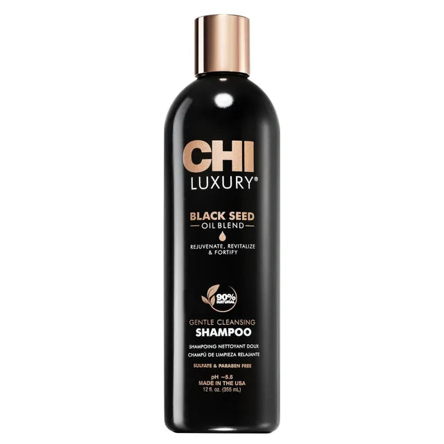 CHI šampūnas atgaivinantis plaukus su juodųjų kmynų aliejumi Luxury Black Seed Oil