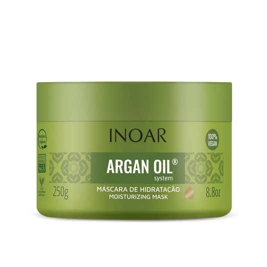 INOAR intensyviai drėkinanti plaukų kaukė su Argano aliejumi Argan Oil