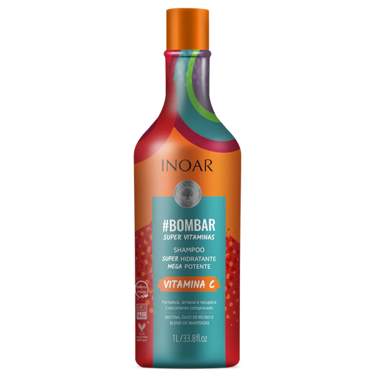 INOAR šampūnas praturtintas vitaminais #Bombar Super Vitamins Shampoo