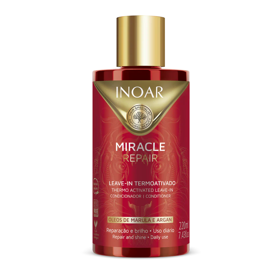 INOAR nenuplaunamas kondicionierius Miracle Repair Leave-in