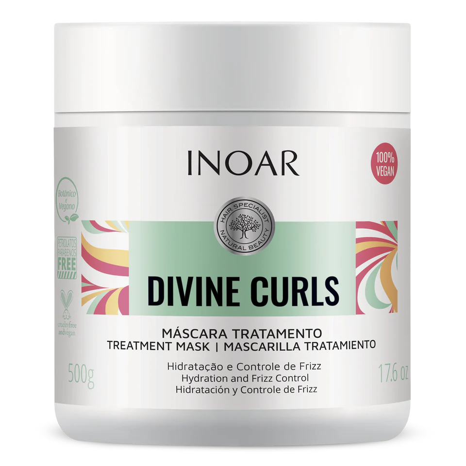 INOAR kaukė garbanotiems plaukams Divine Curls