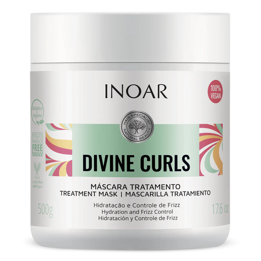 INOAR kaukė garbanotiems plaukams Divine Curls