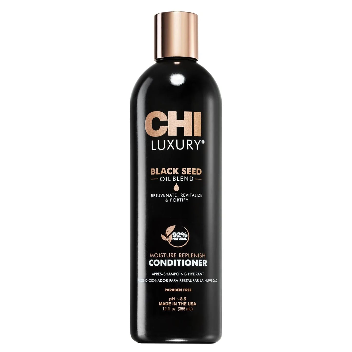 CHI drėkinantis plaukus kondicionierius su juodųjų kmynų aliejumi Luxury Black Seed Oil